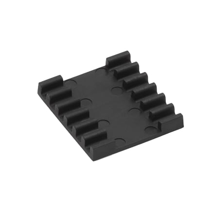 Leviton SPLICE HOLDER, HEAT SHRINK, (BLACK PLASTIC), 6-FIBER CAPAC,  456458